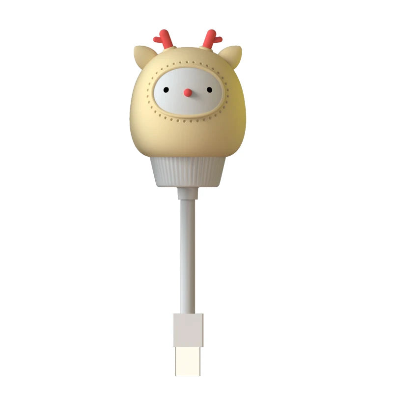 USB Cartoon Cute Night Light With Remote Control Babies Bedroom Decorative Feeding Light Bedside Tabe Lamp Xmas Gifts For Kids