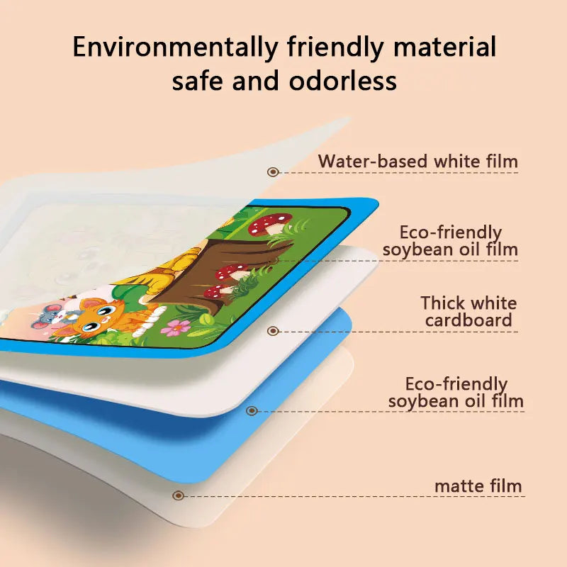 Reusable Magic Drawing Book for Kids with Pen Montessori Early Education Water Coloring Toy for Children Gift Water Drawing Book
