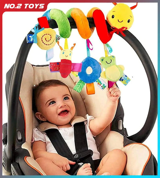 Infant Plush Hanging Toy for Car Seat & Stroller