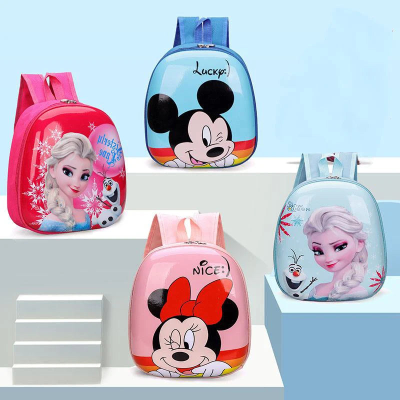 Disney's New Children's Backpack Hard Eggshell Bag Elsa Schoolbag For Girls Large Capacity Back To School