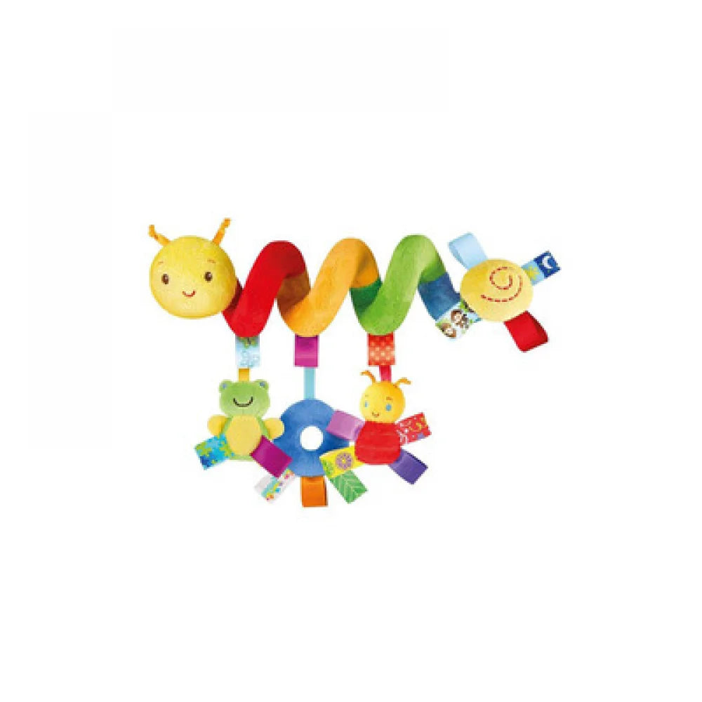 Car Seat Toys Infant Plush Hanging Toys for Babies 0 3 6 12 Months Stroller Crib Mobile Rattles Bed Winding Plush Baby Toy Gift