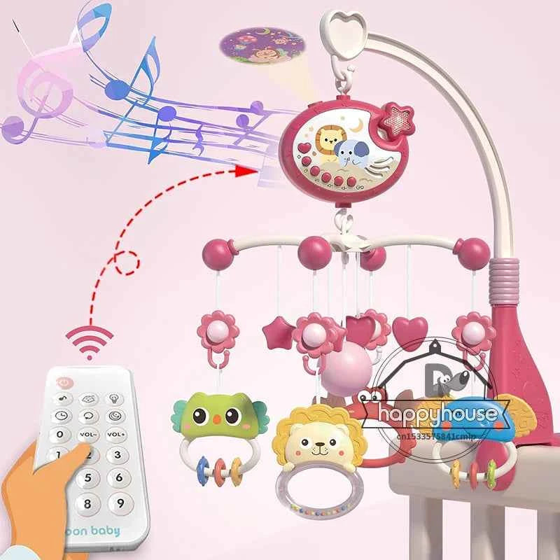 Baby Crib Mobile with Music, Lights & Projection