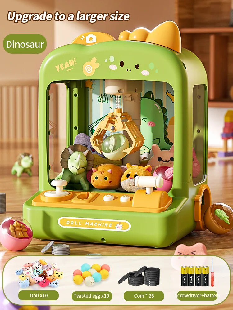 Large Claw Machine for Kids Dinosaur,Vending Machine Toys for Boys 5 6 7 8 Year Old,Candy and Prize Electronic Dispenser Game