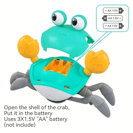 Interactive Crawling Crab Toy for Kids