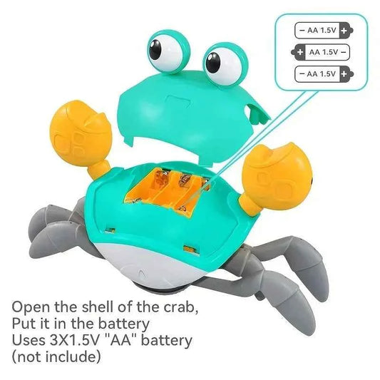 Interactive Crawling Crab Toy - Electronic Pet for Kids