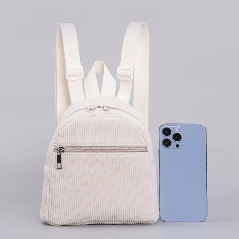Kids Minimalist Corduroy Classic Backpack