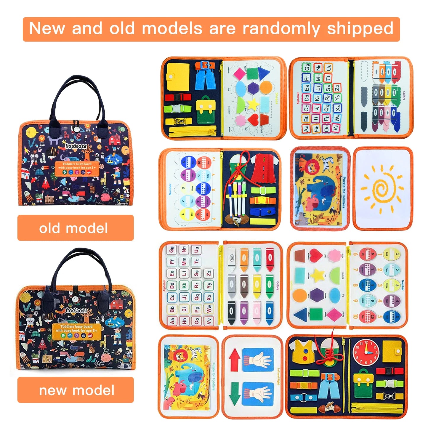 Montessori Busy Board Quiet Book for Kids