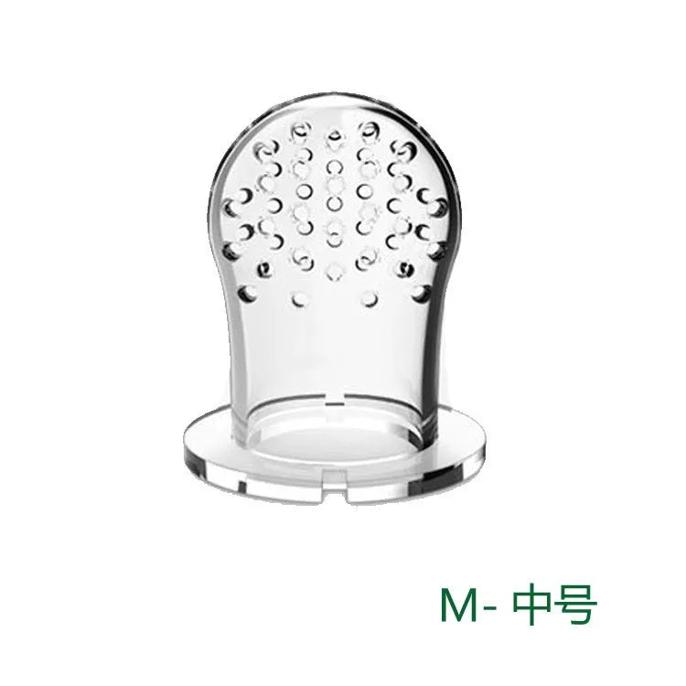 Silicone Baby Fruit Feeder Baby Pacifier Food Vegetable Supplement Soother Infant Nibber Teether with Cover Baby Feeding Items