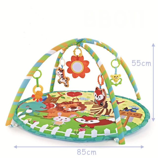 Baby Activity Gym Play Mat with Fitness Frame