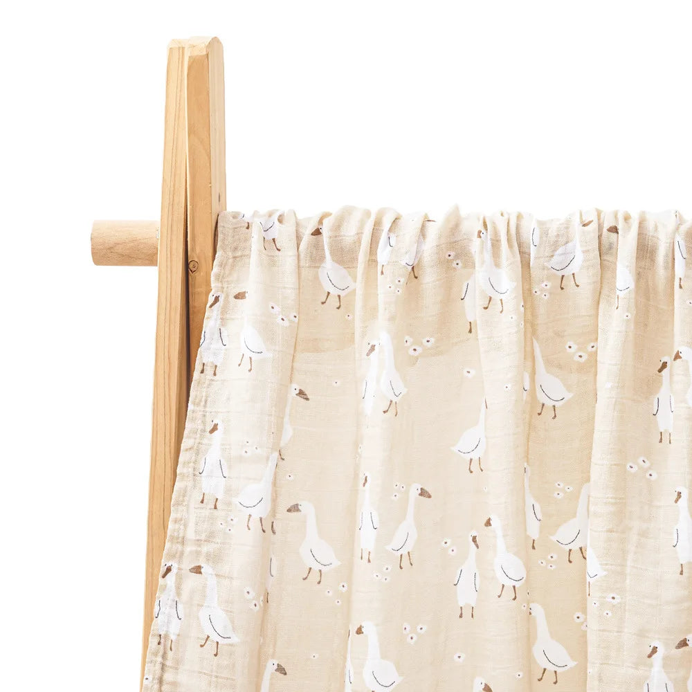 120x120cm Bamboo Cotton Baby Swaddle Bedding Bath Towel Infant Wrap Gauze Muslin Blankets Breathable For Newborn Baby Dropship
