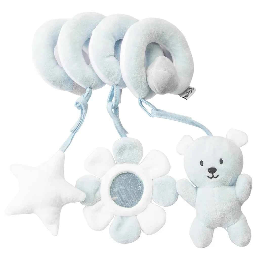 Baby Car Seat Spiral Plush Toy - Hanging Activity for 0-36M