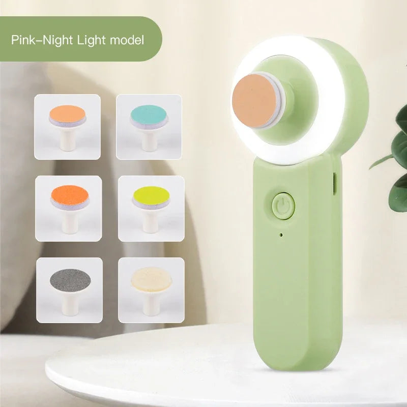 Luminous Rechargeable Newborn Electric Nail Clipper Baby Anti-clamping Scissors Baby Nail Scissors Set Baby Nail Grinder