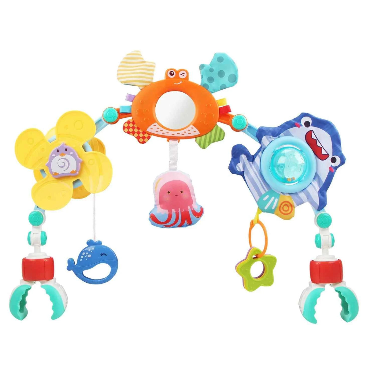 Baby Stroller Arch Toy - Hanging Rattles for Newborns