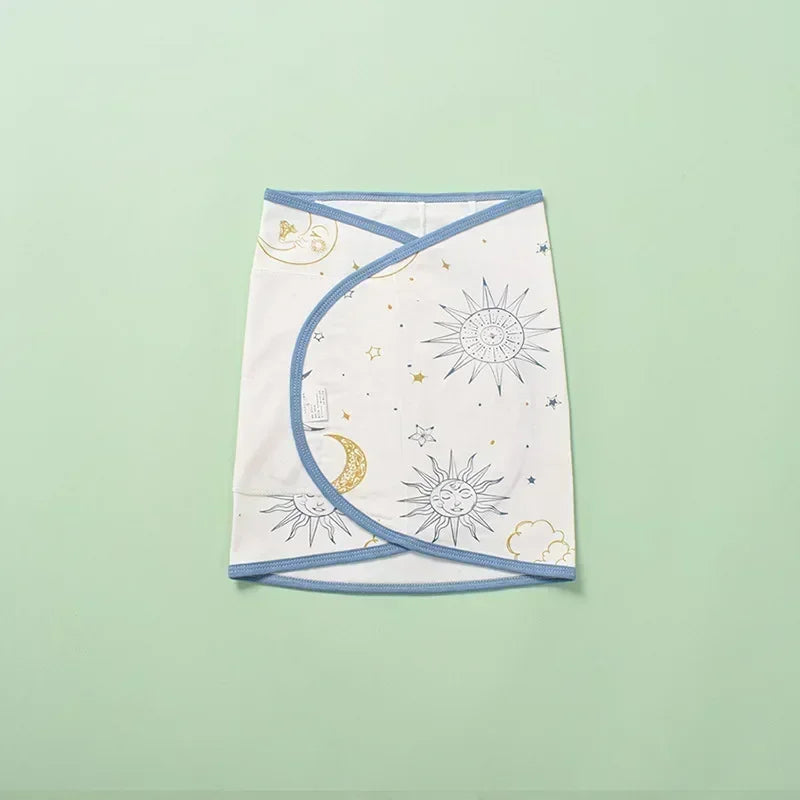 Baby Swaddle Blanket 0-6 Months Strap Protect Belly Baby Sleeping Blanket Wrap for New Born Thin-style for Summer