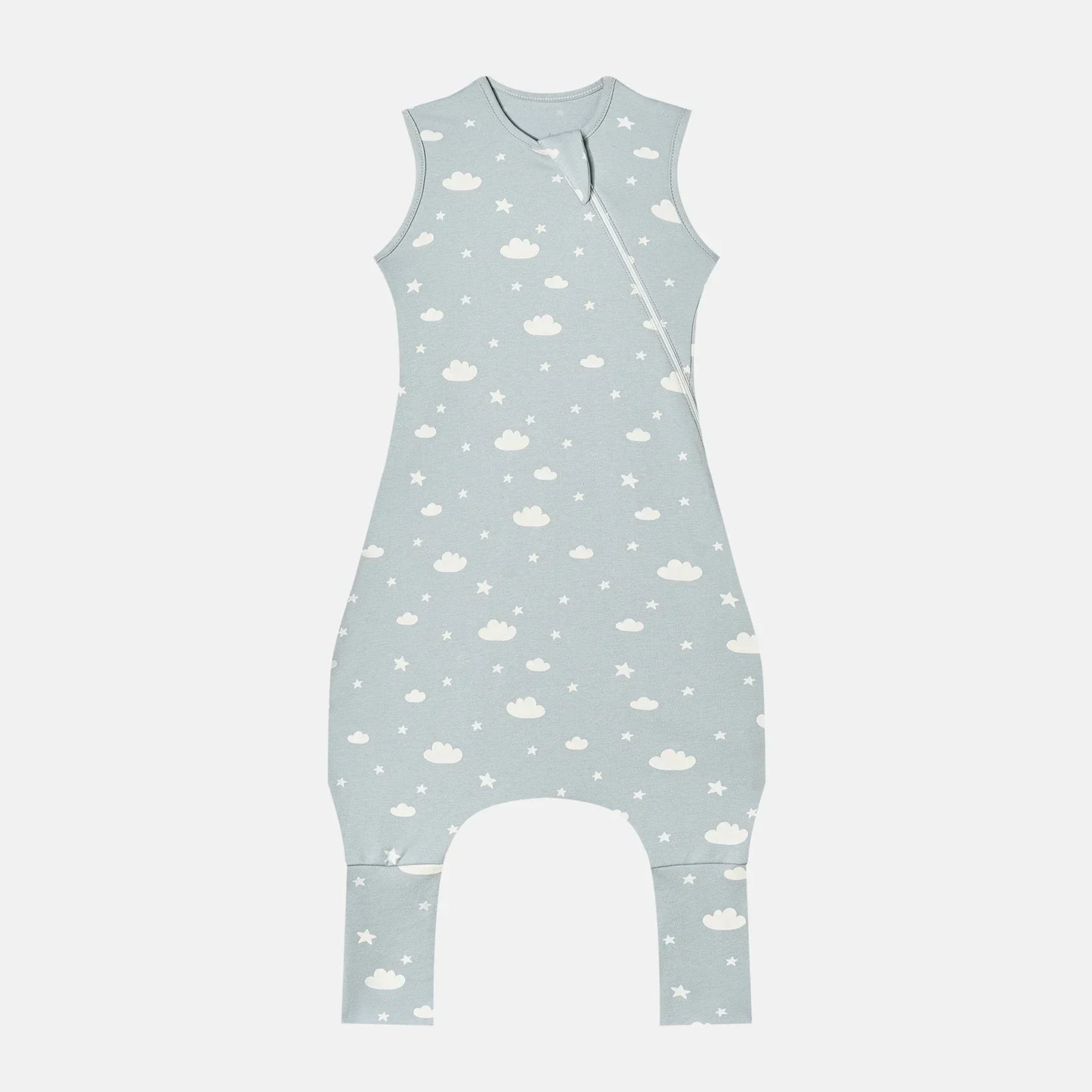 INSULAR Baby Soft Sleep Sack With Feet Infant Sleeveless Sleeping Bags Children's Homewear Premium Cotton 2-Way Zipper4 Seasons