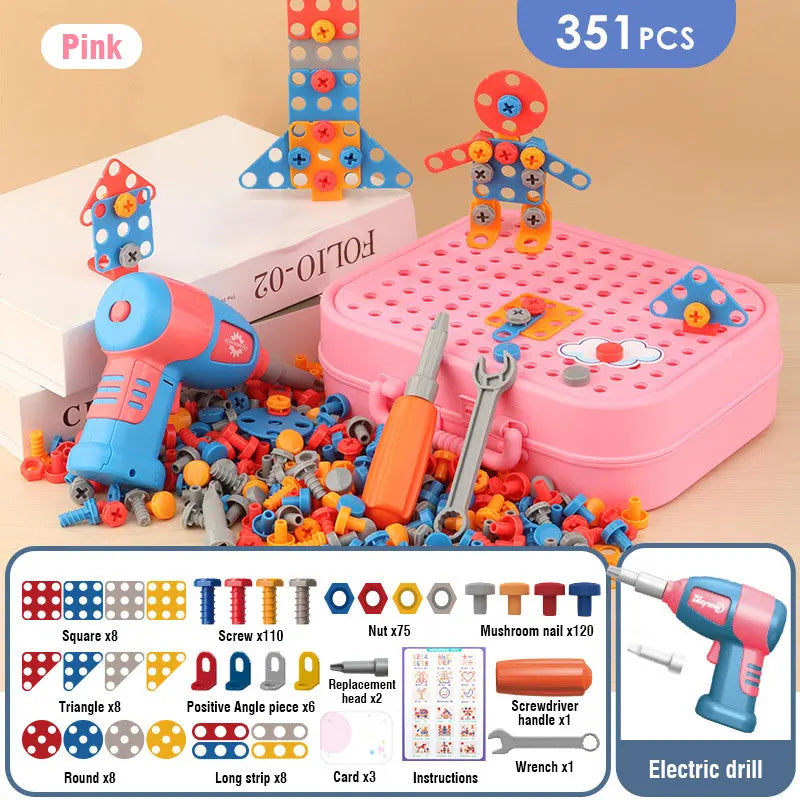 Children Tool Set Toy with Electric Drill
