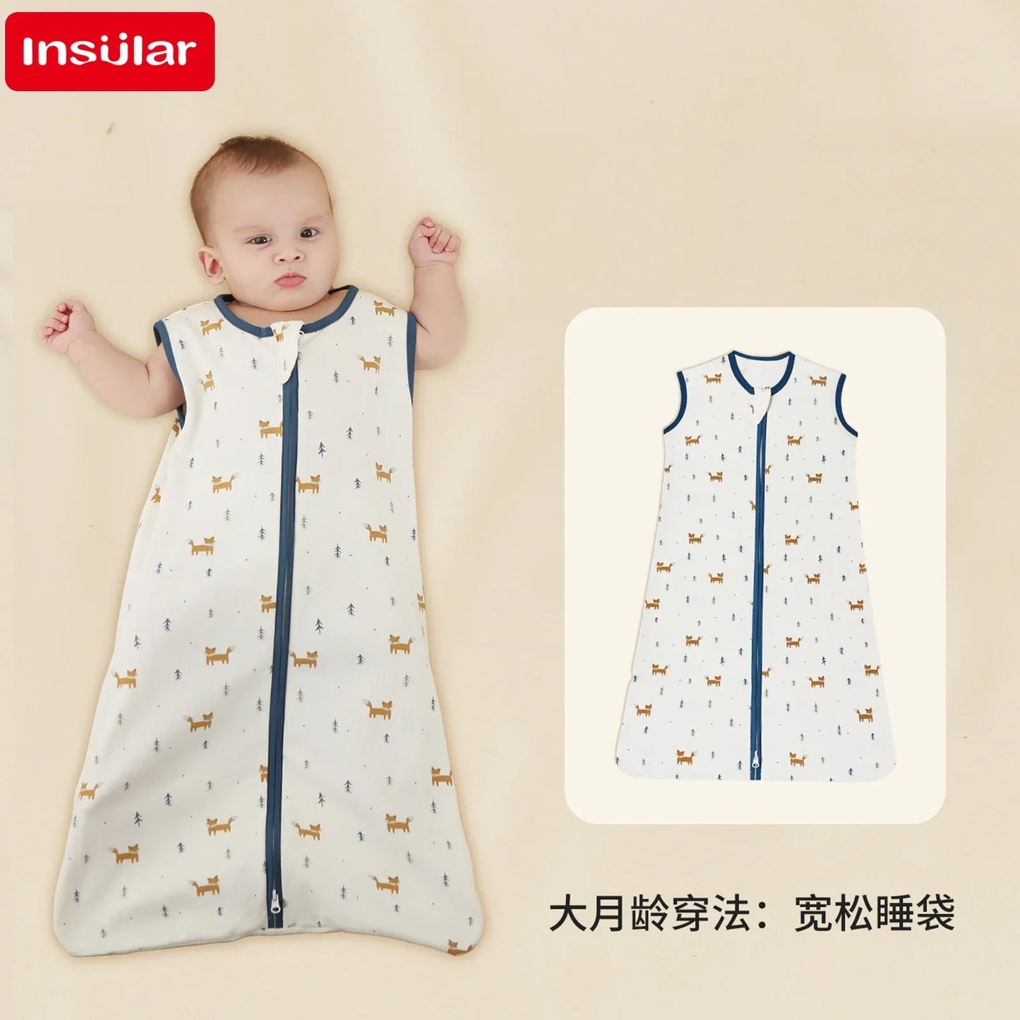 Baby Sleeping Bag For Newborn Summer Thin Soft Cotton Boys Girls Wrap Sleepwear 0-3M Adjustable Breathable Baby Swaddle Blanket