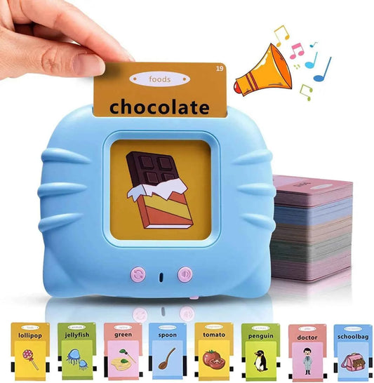 Montessori Talking Flash Cards - Audio Learning Toy 2-6