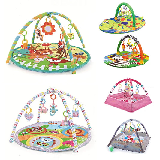 Baby Activity Gym Play Mat with Fitness Frame