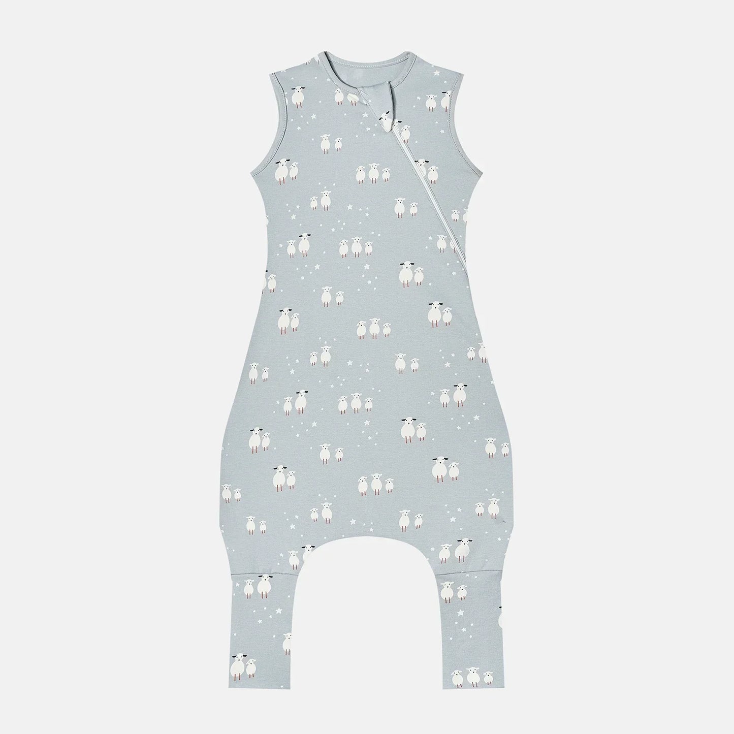 INSULAR Baby Soft Sleep Sack With Feet Infant Sleeveless Sleeping Bags Children's Homewear Premium Cotton 2-Way Zipper4 Seasons