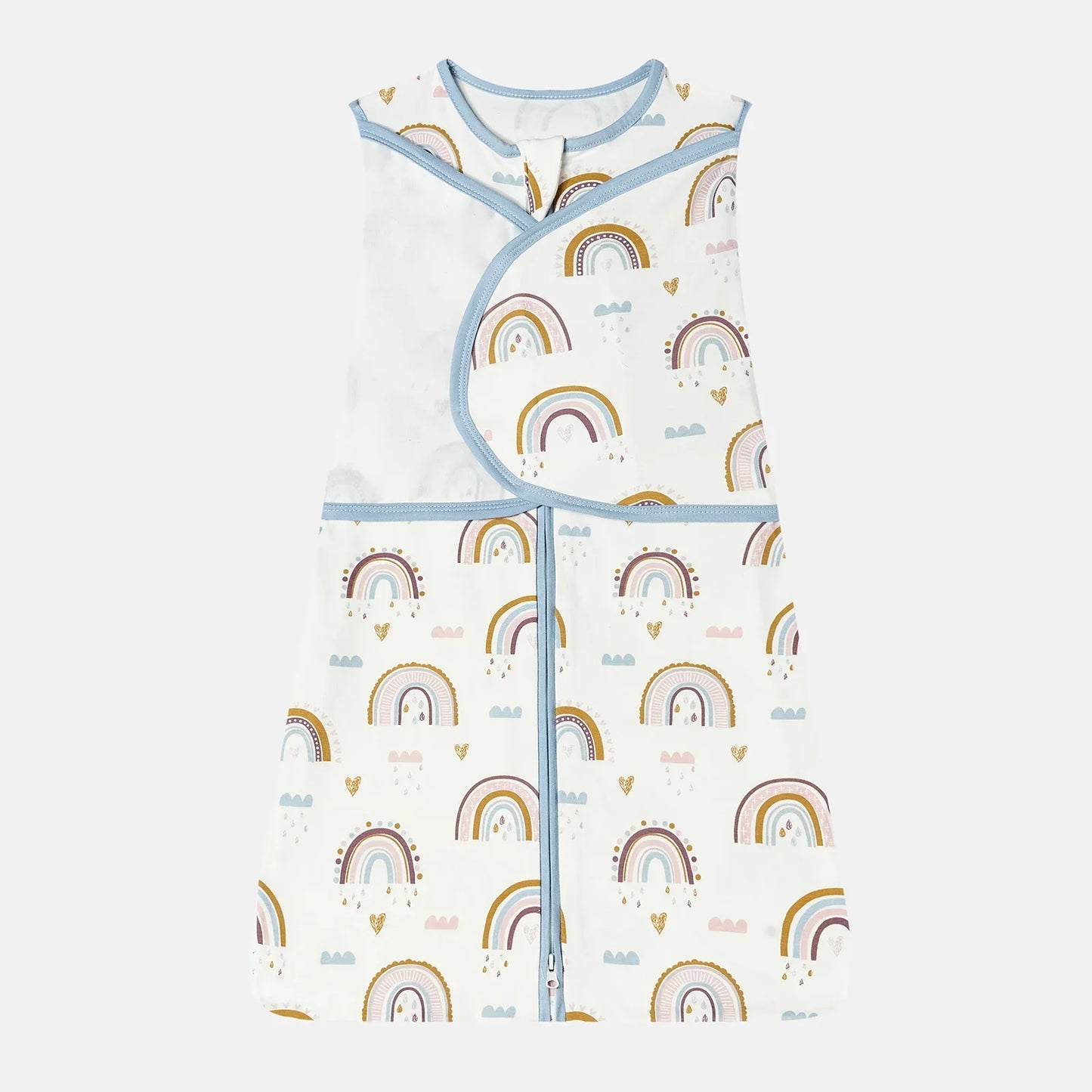 Baby Sleeping Bag For Newborn Summer Thin Soft Cotton Boys Girls Wrap Sleepwear 0-3M Adjustable Breathable Baby Swaddle Blanket