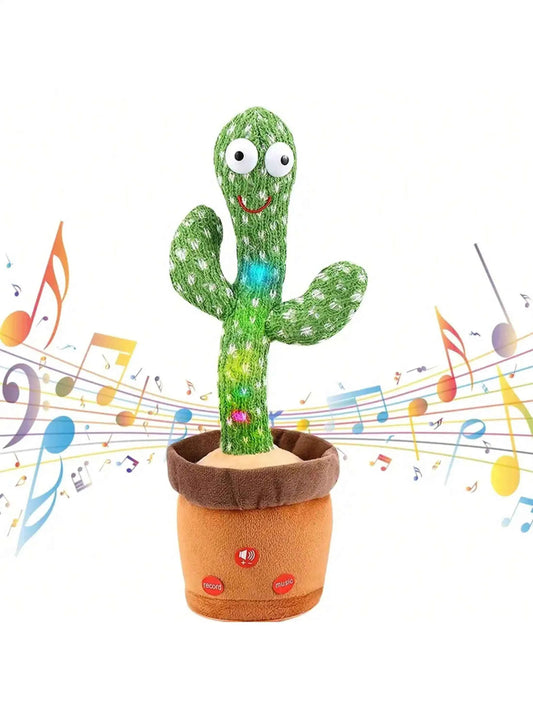 Dancing Talking Cactus Toy - Repeats & Sings for Kids 3+
