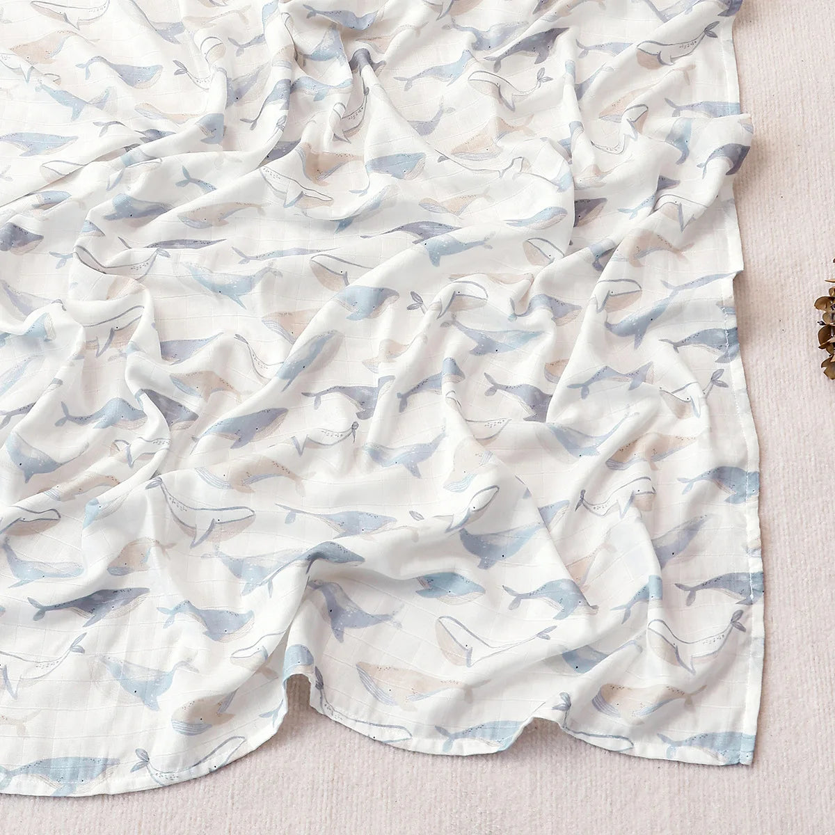120x120cm Bamboo Cotton Baby Swaddle Bedding Bath Towel Infant Wrap Gauze Muslin Blankets Breathable For Newborn Baby Dropship