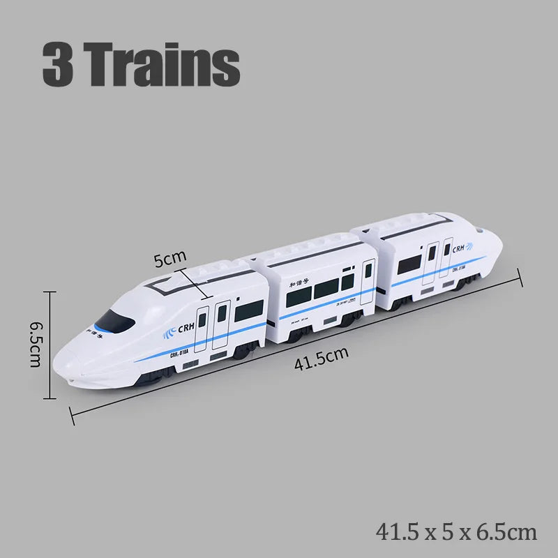 3D Electric Bullet Train Toy with Lights