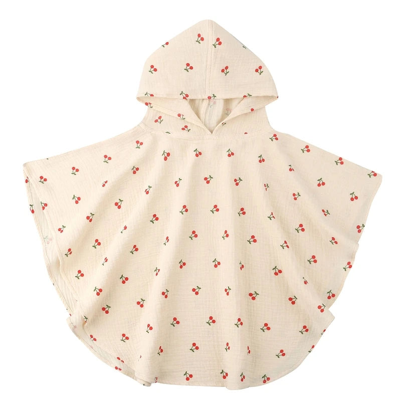 Baby Hooded Bath Towel for Infant Boy Girl Breathable Swaddle Wraps Warm Shower Towel Comfortable Quick-Drying Bathrobe