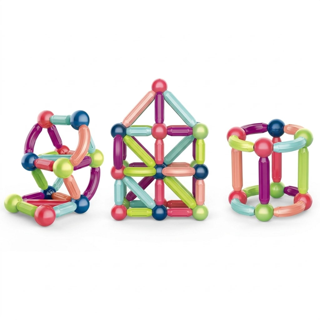 Magnetic Constructor Blocks Set for Kids