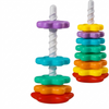 Rainbow Spinning Color Tower - Stacking Toy for Toddlers