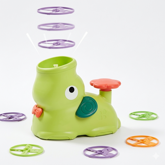 Flying Disc Air Rocket Launcher Saucer Toy