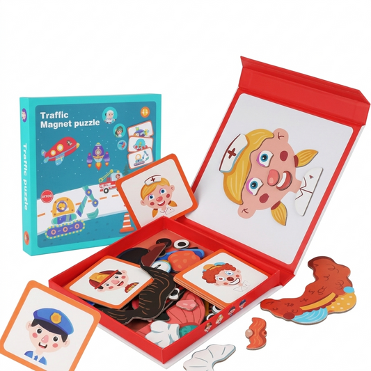 Magnetic Travel Puzzle Set for Kids