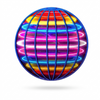 Title: Flying Ball LED Spinner - Hand Controlled 360° Drone Toy