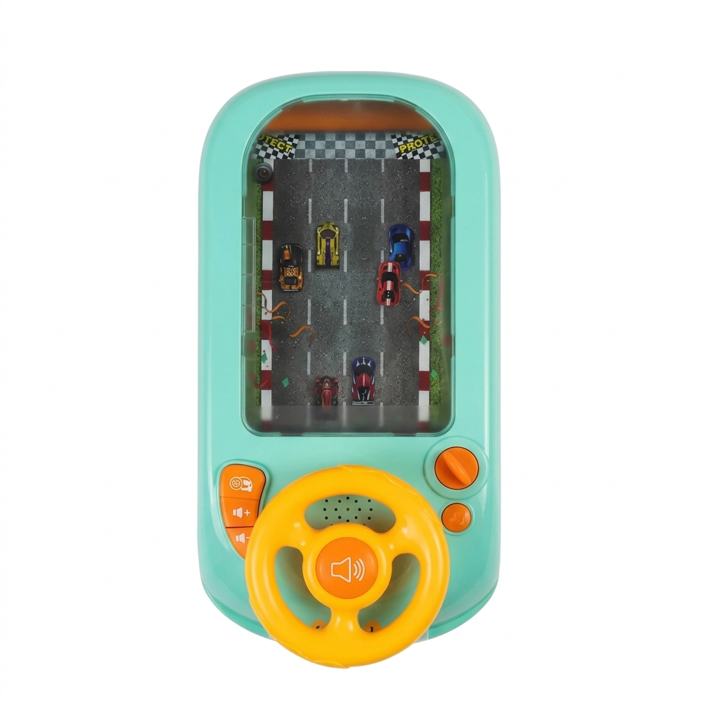 Kids Simulation Steering Wheel Toy with Sound & Lights