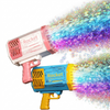 Electric Bubble Gun - 40/69 Holes Rocket Blaster with LED