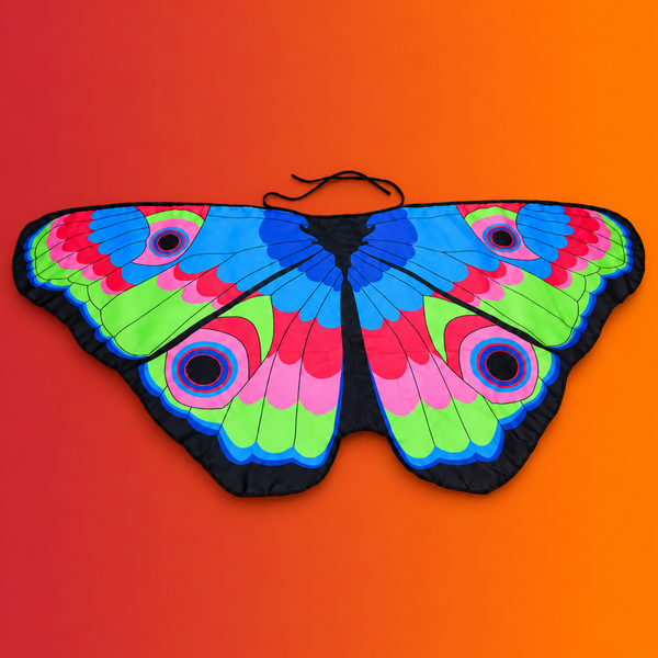 Kids Butterfly Wings Shawl Costume Cape