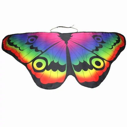 Kids Butterfly Wings Shawl Costume Cape