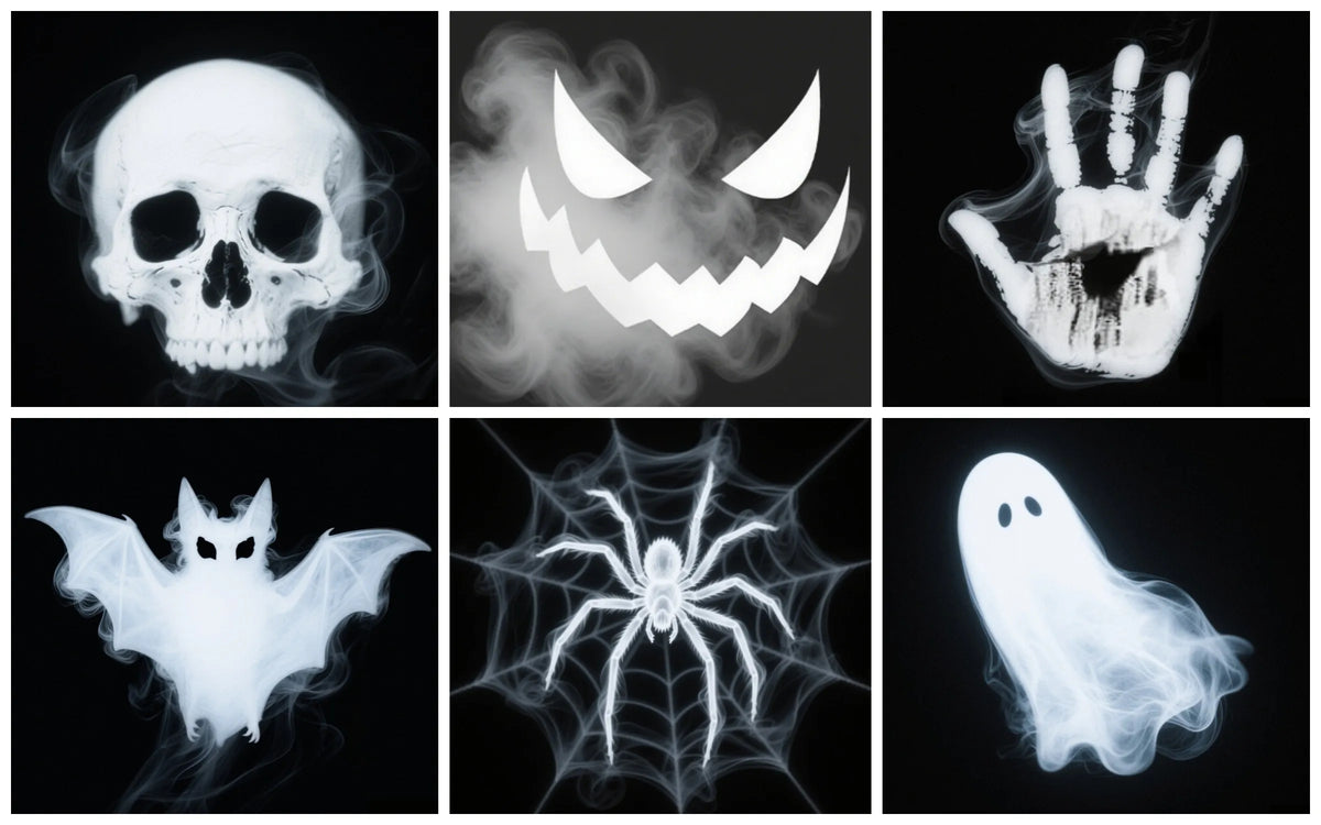 USB Halloween Projector Light with Ghost & Skull Patterns