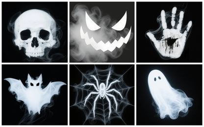 USB Halloween Projector Light with Ghost & Skull Patterns