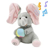 Musical Hide & Seek Elephant - Soft Plush Toy for Babies