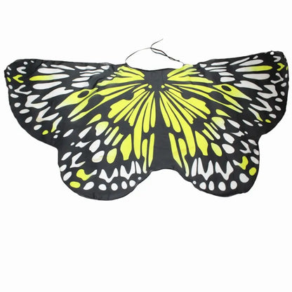 Kids Butterfly Wings Shawl Costume Cape