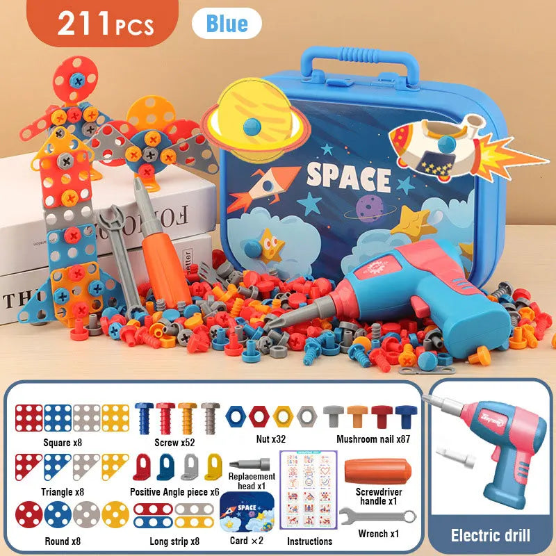 Children Tool Set Toy with Electric Drill