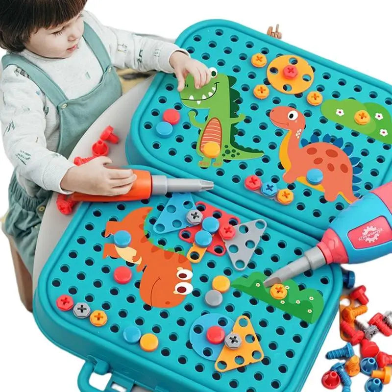 Children Tool Set Toy with Electric Drill