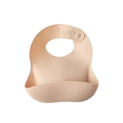 Baby Waterproof Bibs Toddler Silicone Bibs Cute Bowknot Aprons Kids Bib Girl Boy Adjustable Soft Silicone Bib Baby Feeding