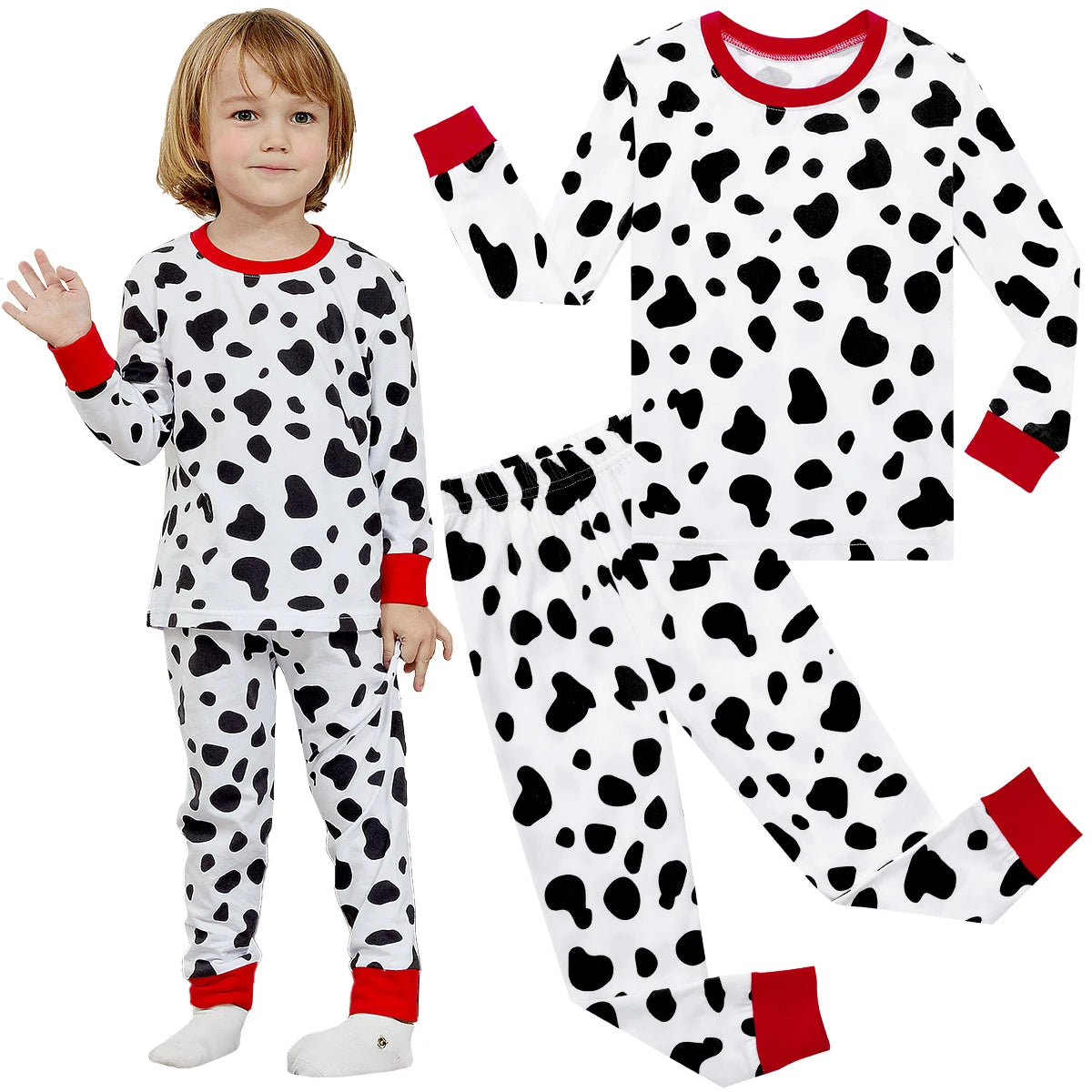 Skeleton Pajama Costume for Kids