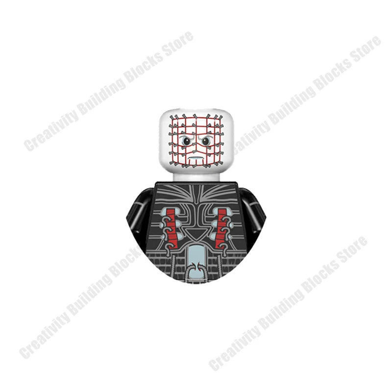 Mini 3D Halloween Figures Building Block Toy Set