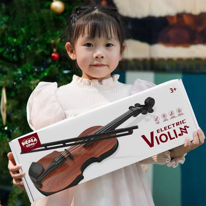 Simulated Violin Toy Tune Ornament Music Performance Prop Iittle Montessori Early Education Girl Toy Kids Birthday Gift