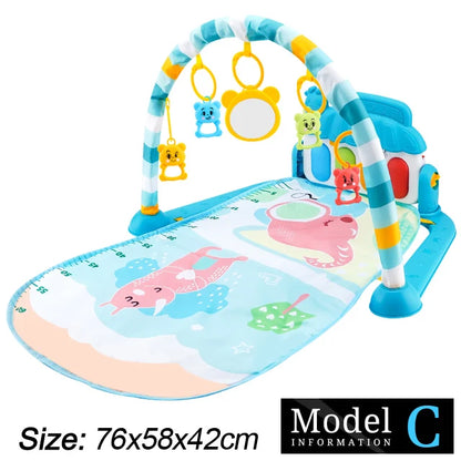 Baby Fitness Activity Gym Play Mat – Musical Piano Toy