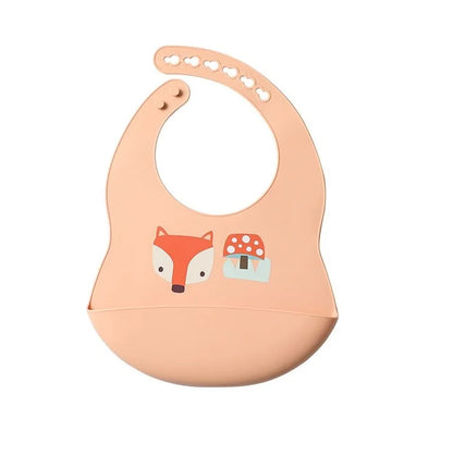 Baby Waterproof Bibs Toddler Silicone Bibs Cute Bowknot Aprons Kids Bib Girl Boy Adjustable Soft Silicone Bib Baby Feeding